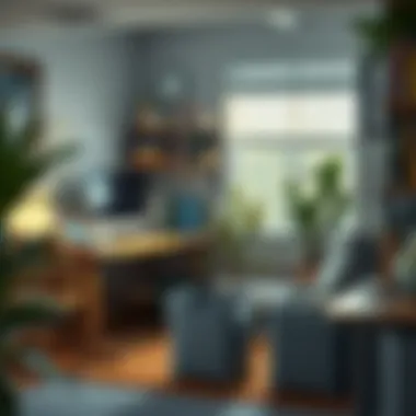 Optimizing Workspace with Practical Storage Solutions Versatile 9x9x9 storage bins used in a home office for efficient organization