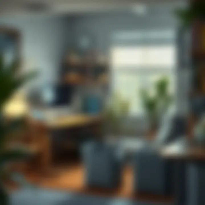 Optimizing Workspace with Practical Storage Solutions Versatile 9x9x9 storage bins used in a home office for efficient organization