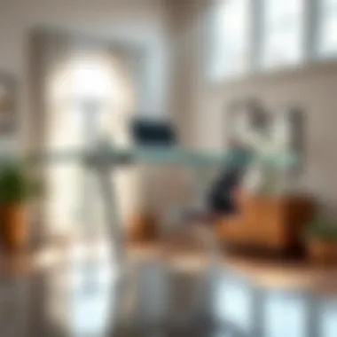 Magnificent Exploring Tempered Glass Sit-Stand Desks Magnificent Exploring Tempered Glass Sit-Stand Desks