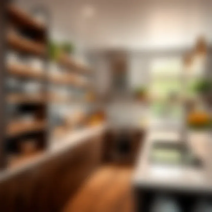 Magnificent Exploring the Application of Wooden Shelves in Kitchen Design