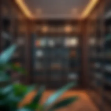 Magnificent Exploring the Utility and Aesthetic Appeal of Shelving Units with Glass Doors