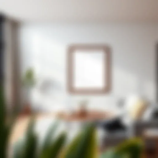 Modern Living with 18 x 36 Picture Frame Elegant display of an 18 x 36 picture frame in a modern living space