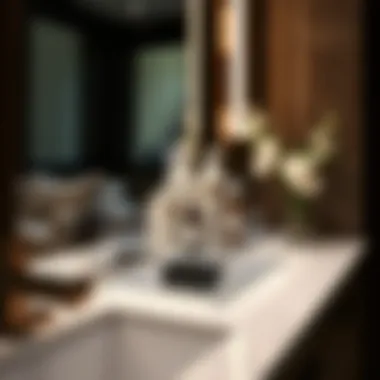 The Intersection of Functionality and Style Stylish acrylic organizer on a modern vanity