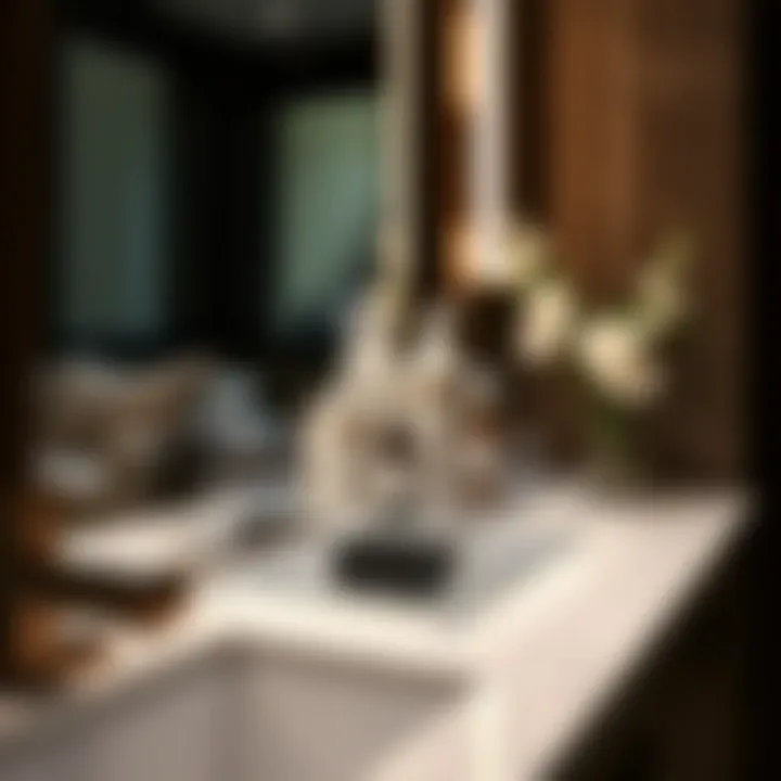 The Intersection of Functionality and Style Stylish acrylic organizer on a modern vanity