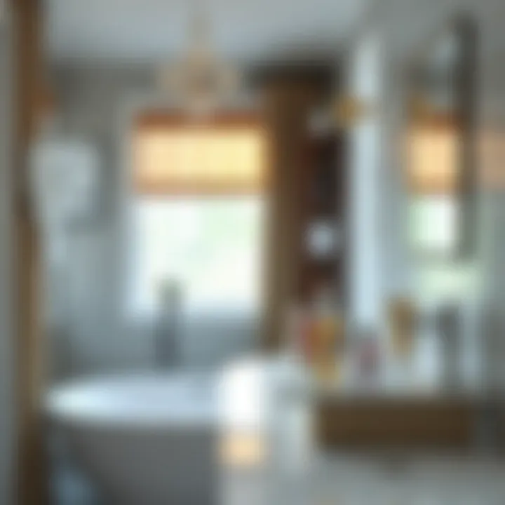 Maximizing Product Visibility Acrylic organizer maintaining product visibility in a chic bathroom setting