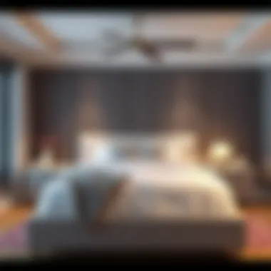 Cozy Bedroom with a Stylish King Size Storage Bed Cozy bedroom featuring a stylish king size storage bed