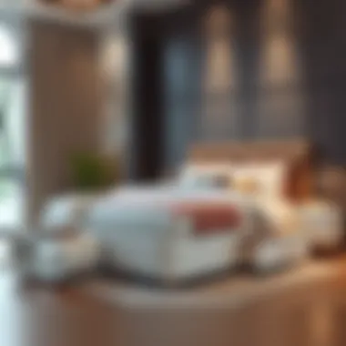 Elegant Design of a King Size Storage Bed Elegant king size storage bed with drawers