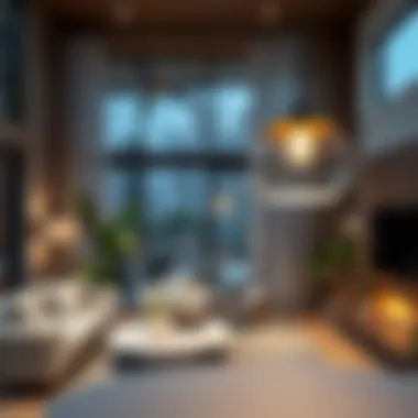 Illuminating Elegance: Battery-Powered Pendant Lamps Elegant battery-powered pendant lamp illuminating a modern living space