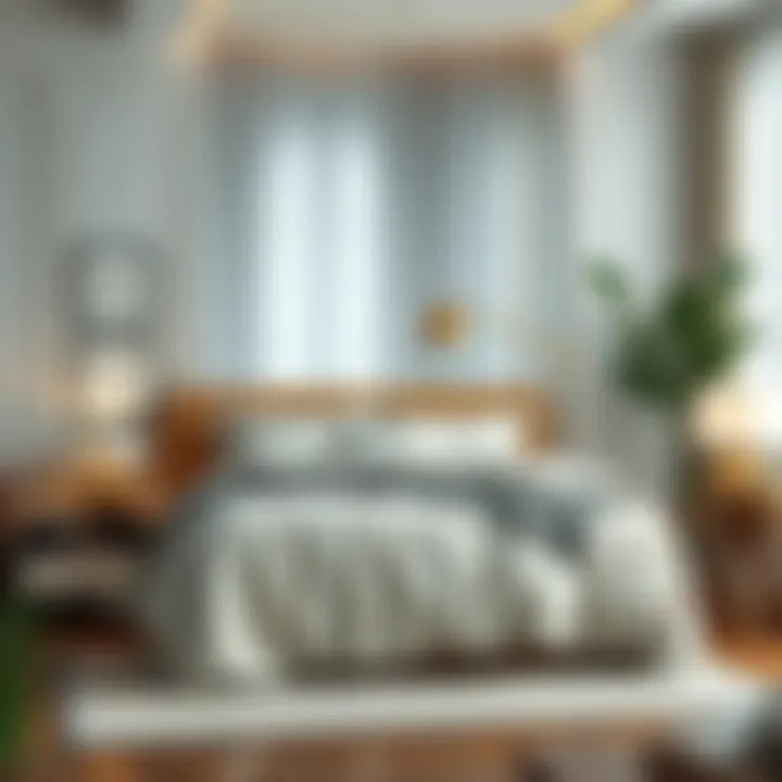 Doona Covers Transforming Bedroom Aesthetics Elegant bedroom showcasing the impact of doona covers on decor