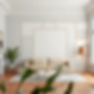 Room Layout for Painting Diagram of a room with wall areas marked for painting