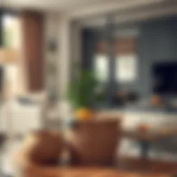 Charming cat-shaped storage basket in a stylish living room setting