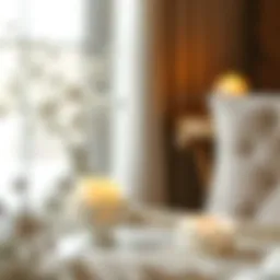 Elegant ceramic white candle holder with intricate design