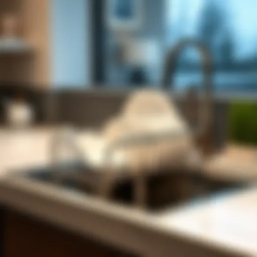 Innovative Design of the Compact In-Sink Dish Rack Sleek in-sink dish rack featuring modern design