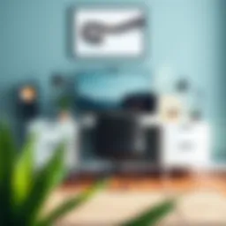 Modern minimalist desktop design showcasing sleek lines and functionality