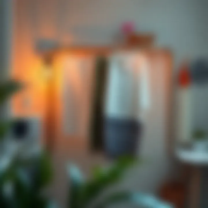 Versatile Wall-Mounted Drying Rack Innovative wall-mounted drying rack showcasing versatility