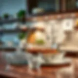 Elegant Glass Baking Dish Set Elegant glass baking dish set on a kitchen countertop