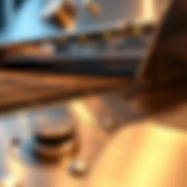 Innovative Features of Countertop Gas Grill Controls Close-up of grill controls showcasing innovative features