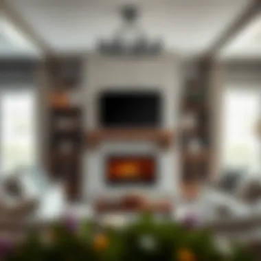 Contemporary Trends in Farmhouse Design Contemporary trends in farmhouse design featuring fireplace