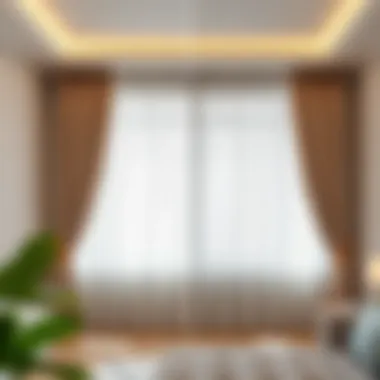 Impact of Curtain Spacers on Light Control Before and after comparison of light control with and without curtain spacers