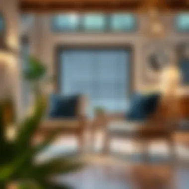 Stylish chair cushions enhancing contemporary interior decor