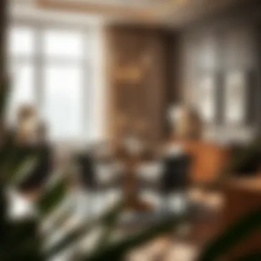 Clever Furniture Arrangement Elegant small dining room setup with clever furniture arrangement