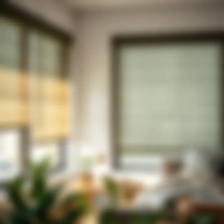 Eco-friendly low profile blinds made from sustainable materials