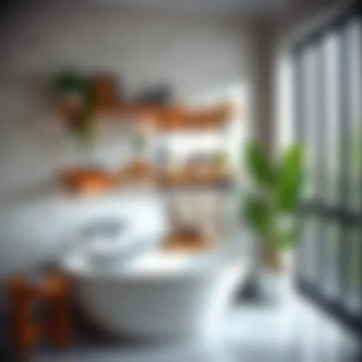 Elevating Bathroom Aesthetics with Wall Decor Shelves Introduction