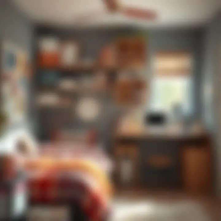 Smart Storage Ideas Creative storage solutions in a dorm room