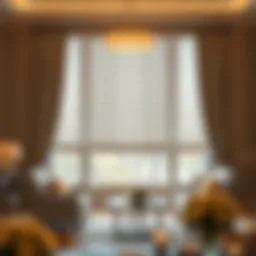 Elegant interior showcasing 70 x 48 blinds