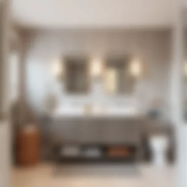 Functional Bathroom with Ample Storage Functional layout of a bathroom featuring a 48-inch vanity with ample storage