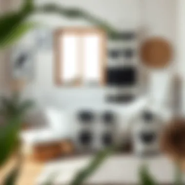 Eco-Friendly Materials in Towel Design Sustainable materials used in black and white boho bath towels