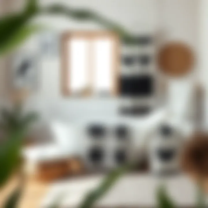 Eco-Friendly Materials in Towel Design Sustainable materials used in black and white boho bath towels