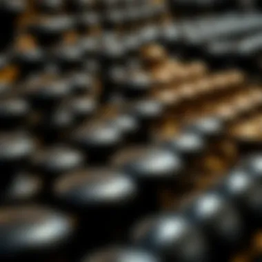 Diverse Selection of Black Cabinet Knobs Black cabinet knobs arranged in a beautiful display