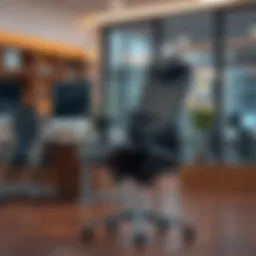 Contemporary ergonomic office chair design