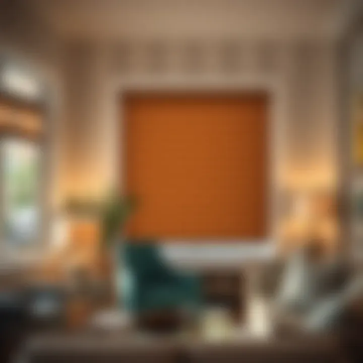 California blinds complementing a stylish interior design