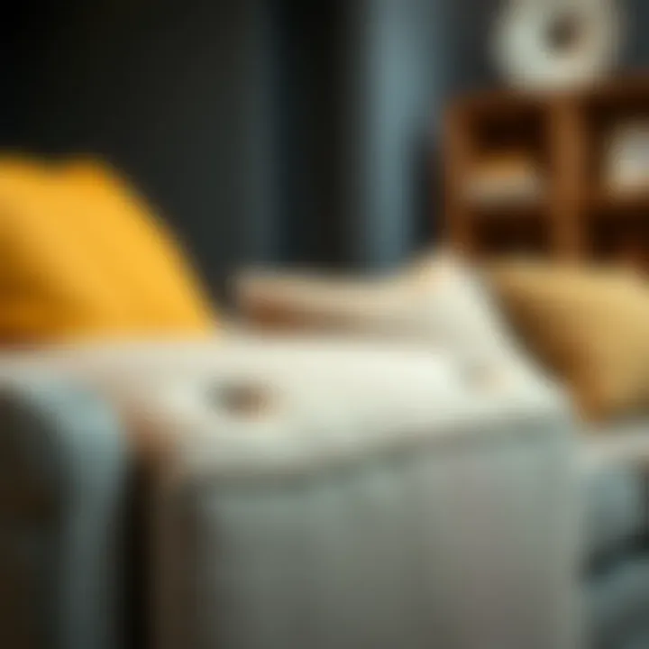 Variety of materials used in armrest construction