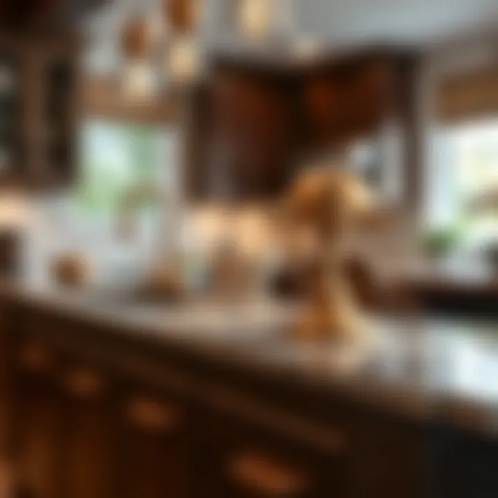 Maintenance tips for champagne bronze finishes displayed visually