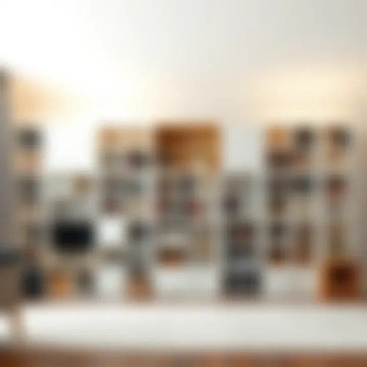 Various configurations of cube storage units