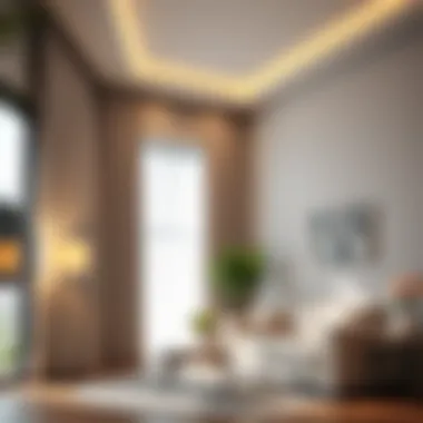 Enhancing Home Aesthetics with Curtain Rods Trendy extra-long curtain rods enhancing home aesthetics