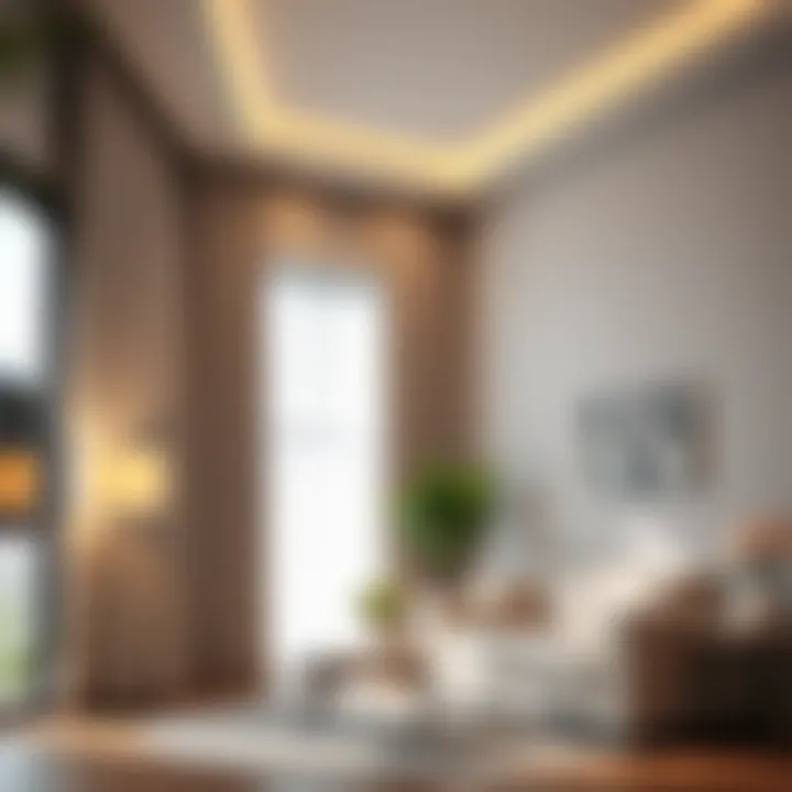 Enhancing Home Aesthetics with Curtain Rods Trendy extra-long curtain rods enhancing home aesthetics