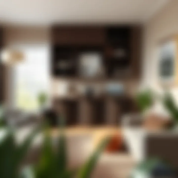 Elegant Arrangement of Dark Brown Storage Bins Stylish dark brown storage bins arranged in a cozy living room setting