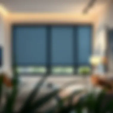 Eco-friendly benefits of battery-powered electric blinds in a stylish setting