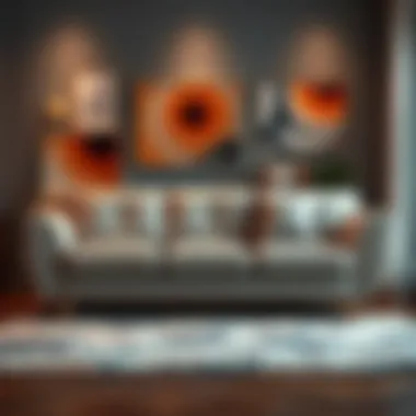 Stylish 5-foot couch showcasing various fabric options