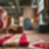 Colorful assortment of rugs from Family Dollar