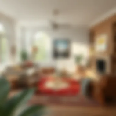 Interior design featuring Family Dollar rugs