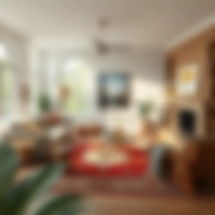 Interior design featuring Family Dollar rugs