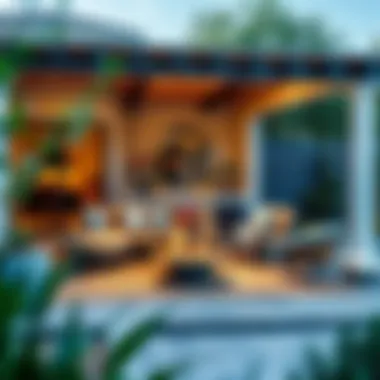 Sophisticated Design Integration for Patios Elegant design integration in a patio setting