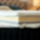 Understanding Foam Layers in Full-Size Mattresses Close-up view of foam layers in a mattress showcasing their structure