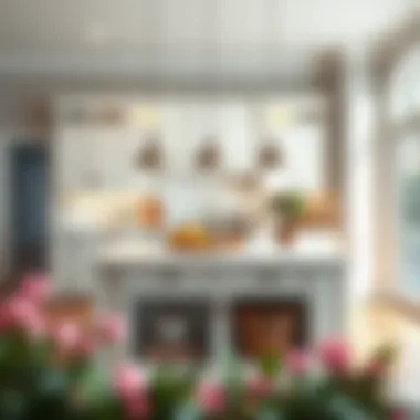 Storage Solutions in a White Kitchen Island White kitchen island showcasing ample storage solutions