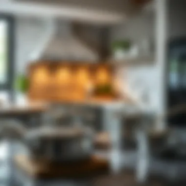 Eco-Friendly Kitchen with Granite Cookware Eco-friendly kitchen featuring granite cookware